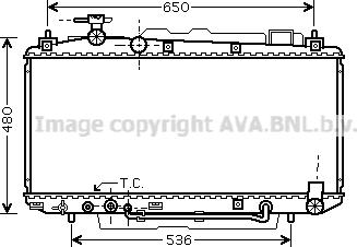 Prasco TO2301 - Radiator, engine cooling autospares.lv