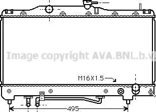 Prasco TO2205 - Radiator, engine cooling autospares.lv