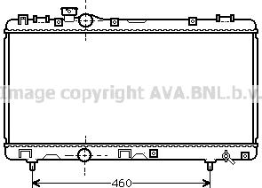 Prasco TO2230 - Radiator, engine cooling autospares.lv