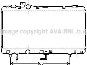 Prasco TO2231 - Radiator, engine cooling autospares.lv