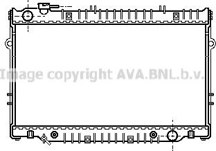 Prasco TO2222 - Radiator, engine cooling autospares.lv