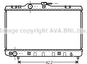 Prasco TO2227 - Radiator, engine cooling autospares.lv