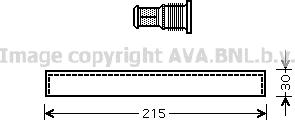 Prasco TOD416 - Dryer, air conditioning autospares.lv