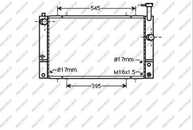 Prasco TY420R001 - Radiator, engine cooling autospares.lv