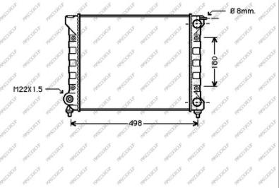 Prasco VG026R014 - Radiator, engine cooling autospares.lv