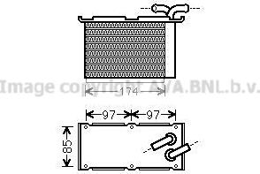 Prasco VN4305 - Intercooler, charger autospares.lv