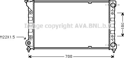 Prasco VN2066 - Radiator, engine cooling autospares.lv