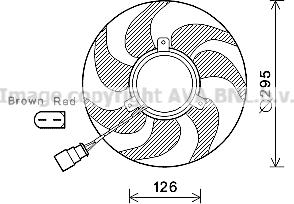 Prasco VN7536 - Fan, radiator autospares.lv