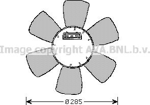 Prasco VN7524 - Fan, radiator autospares.lv
