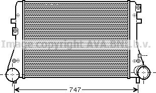 Prasco VNA4306 - Intercooler, charger autospares.lv