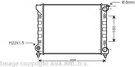 Prasco VWA2040 - Radiator, engine cooling autospares.lv