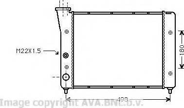 Prasco VW2083 - Radiator, engine cooling autospares.lv