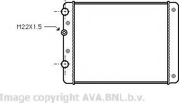 Prasco VW2129 - Radiator, engine cooling autospares.lv