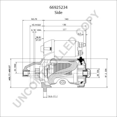 Prestolite Electric 66925234 - Starter autospares.lv