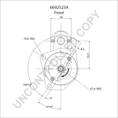 Prestolite Electric 66925234 - Starter autospares.lv