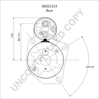 Prestolite Electric 66925234 - Starter autospares.lv