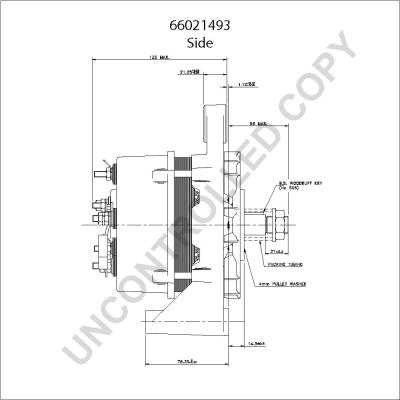 Prestolite Electric 66021493 - Alternator autospares.lv