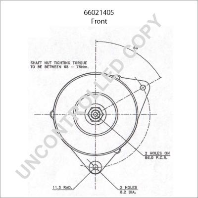 Prestolite Electric 66021405 - Alternator autospares.lv