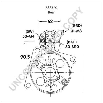 Prestolite Electric 858320 - Starter autospares.lv