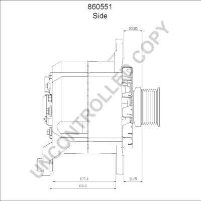 Prestolite Electric 860551 - Alternator autospares.lv