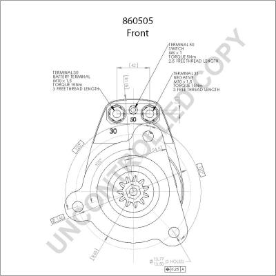 Prestolite Electric 860505GB - Starter autospares.lv