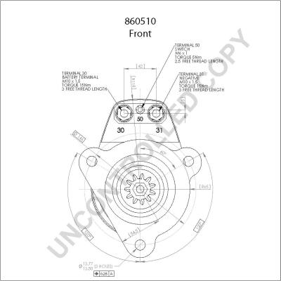 Prestolite Electric 860510GB - Starter autospares.lv