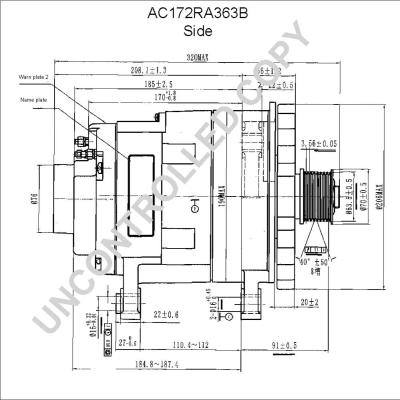 Prestolite Electric AC172RA363B - Alternator autospares.lv