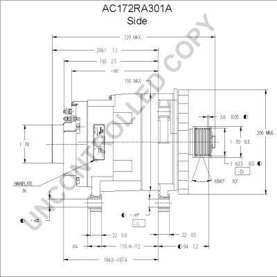 Prestolite Electric AC172RA301A - Alternator autospares.lv