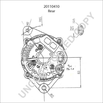 Prestolite Electric 20110410 - Alternator autospares.lv