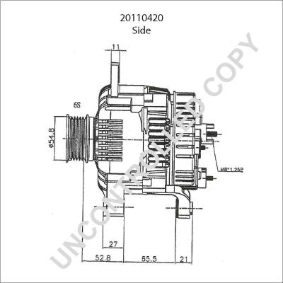 Prestolite Electric 20110420 - Alternator autospares.lv