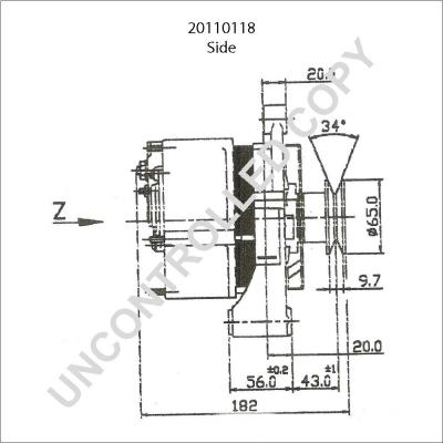 Prestolite Electric 20110118 - Alternator autospares.lv