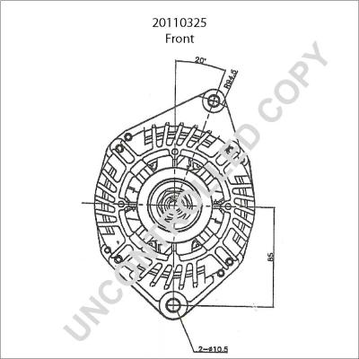 Prestolite Electric 20110325 - Alternator autospares.lv