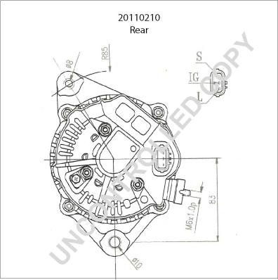 Prestolite Electric 20110210 - Alternator autospares.lv