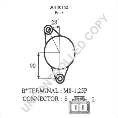 Prestolite Electric 20130160 - Alternator autospares.lv