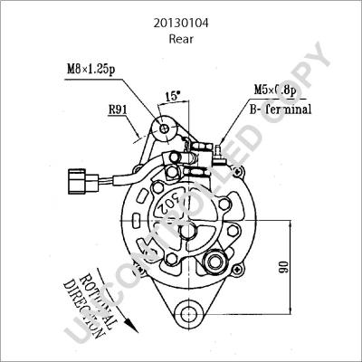 Prestolite Electric 20130104 - Alternator autospares.lv