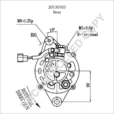 Prestolite Electric 20130103 - Alternator autospares.lv