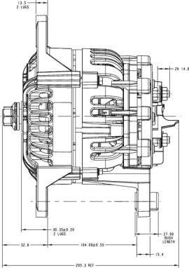 Prestolite Electric AVI147S3010HD - Alternator autospares.lv