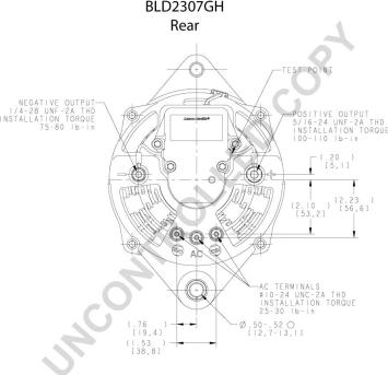 Prestolite Electric BLD2307GH - Alternator autospares.lv