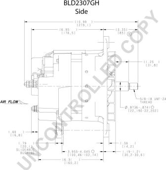 Prestolite Electric BLD2307GH - Alternator autospares.lv