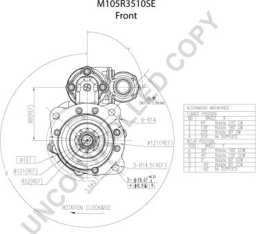 Prestolite Electric M105R3510SE - Starter autospares.lv