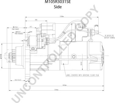 Prestolite Electric M105R3031SE - Starter autospares.lv