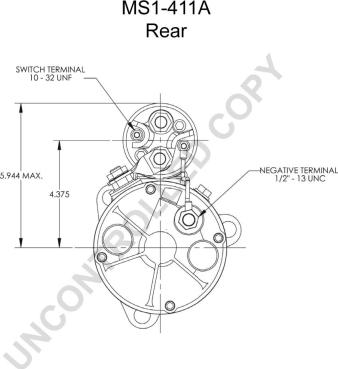 Prestolite Electric MS1-411A - Starter autospares.lv