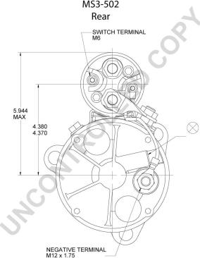 Prestolite Electric MS3-502 - Starter autospares.lv