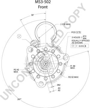 Prestolite Electric MS3-502 - Starter autospares.lv