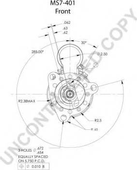 Prestolite Electric MS7-401A - Starter autospares.lv