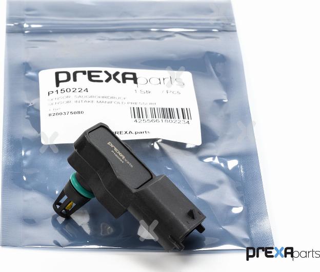 PREXAparts P150224 - Sensor, intake manifold pressure autospares.lv