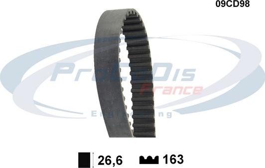 Procodis France 09CD98 - Timing Belt autospares.lv