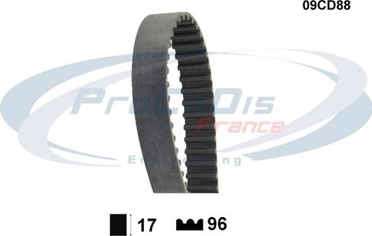 Procodis France 09CD88 - Timing Belt autospares.lv