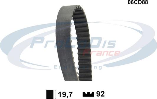 Procodis France 06CD88 - Timing Belt autospares.lv