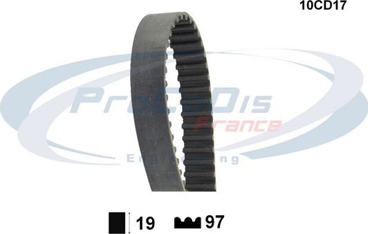 Procodis France 10CD17 - Timing Belt autospares.lv